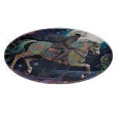 フルムーンハロウィーンの乗馬ライダー カッティングボード (角)