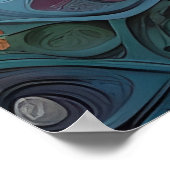 フルムーンハロウィーンの乗馬ライダー ポスター (角)