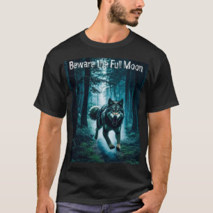 フルムーンハロウィーンTシャツに注意 Tシャツ