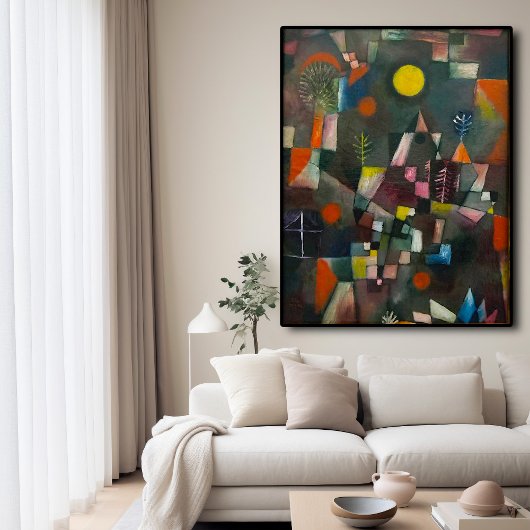 フルムーンバイポール・クレー ポスター