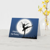フルムーンバレエ誕生日 カード (黄色い花)