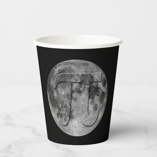 フルムーンパイデイおもしろい 紙コップ (正面)