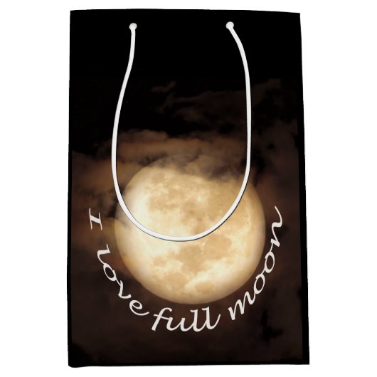 フルムーンパーティーインコーパンガン ミディアムペーパーバッグ (正面)