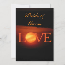 フルムーンパーティー　結婚式招待状 招待状