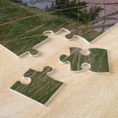 フルムーンビーチサンドデュネス夕べライト ジグソーパズル (側面)