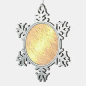 フルムーンピータースノーフレークオーナメント スノーフレークピューターオーナメント (右)