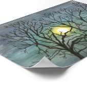 フルムーンファインアートプリント ポスター (角)