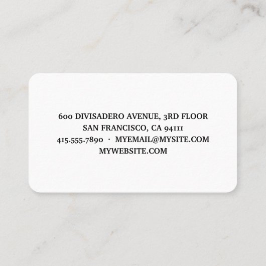 フルムーンフェイズモダンヨガインストラクター 名刺 (裏面)