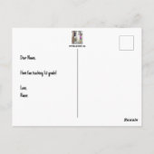 フルムーンフレンジーおもしろいはがき ポストカード (裏面)