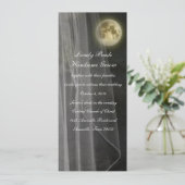 フルムーンブラックナイトヴェールトール結婚式招待状 招待状 (スタンド正面)