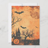 フルムーンブラックバードハローウィンパーティ 招待状 (裏面)