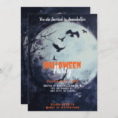 フルムーンブラックバードハローウィンパーティ 招待状 (正面/裏面)