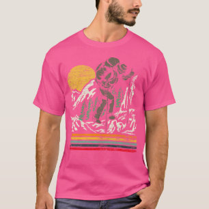 フルムーンマウンテンハイクフォレスト自然ムーンライトレ Tシャツ