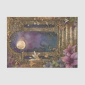 フルムーンミッドナイトガーデンデコページティッシュペーパー 薄葉紙 (正面)
