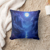 "フルムーンレイク装飾用クッション – セレーネ自然 クッション (ブランケット)