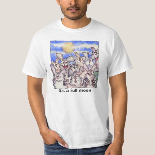 フルムーンワイルドバンニー Tシャツ (正面)