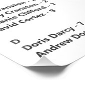 フルムーンワイルドフラワー金ゴールドウォーター結婚カラーのシート ポスター (コーナー)