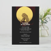 フルムーン人工狼ハローウィンパーティ 招待状 (スタンド正面)