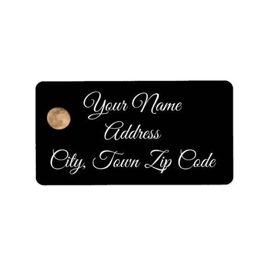 フルムーン住所 シール (正面)