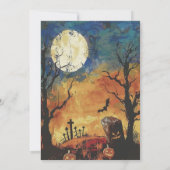 フルムーン墓地ハローウィンパーティ 招待状 (裏面)