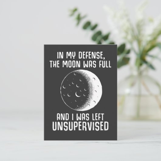 フルムーン異教のウィッチウィッカ信者引用文 ポストカード (スタンド正面)