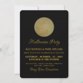 フルムーン、ハローウィンパーティ招待状 招待状 (正面)