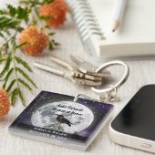 フルムーン&レイベン結婚式の引き出物 キーホルダー (正面右)