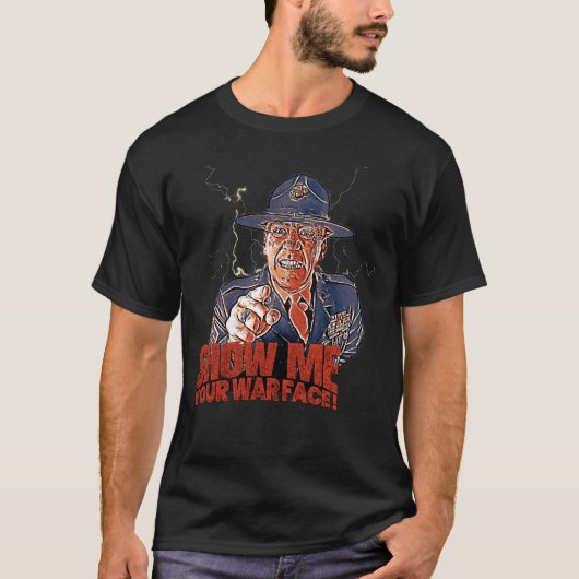 フルメタルジャケットを見せろ Tシャツ (正面)