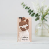 フルモダンスタイリッシュフォトシンプル写真 名刺 (スタンド正面)