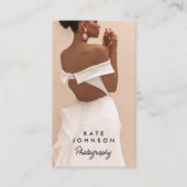 フルモダンスタイリッシュフォトシンプル写真 名刺 (正面)