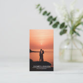 フルモダンフォト写真ミニマリスト 名刺 (スタンド正面)