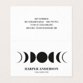 フルモダンムーンヨガインストラクタープロフェッショナル 名刺 (外部フラット)