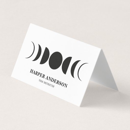 フルモダンムーンヨガインストラクタープロフェッショナル 名刺 (正面)