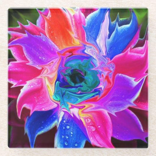 フルーアのコースターのyo ガラスコースター (正面)