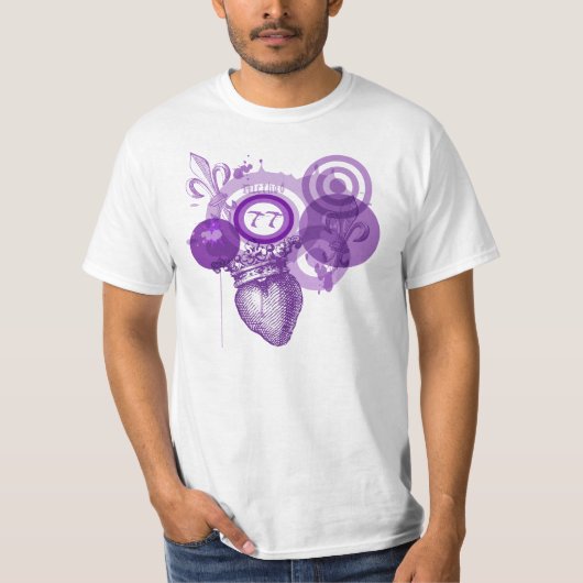 フルーアのハートのグラフィック Tシャツ (正面)