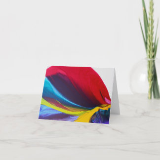 フルーアのブルーのメッセージカード カード