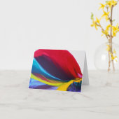 フルーアのブルーノートカード カード (黄色い花)