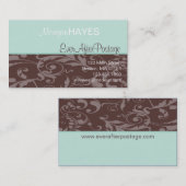 フルーアのプロフィールカード 名刺 (正面/裏面)