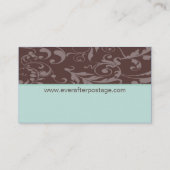 フルーアのプロフィールカード 名刺 (裏面)