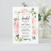 フルーアジョリーかわいらしフローラブライダルシャワー招待状 招待状 (スタンド正面)