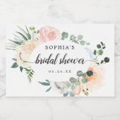 フルーアジョリーブライダルシャワーきらめくワインラベル スパークリングワインラベル (シングルラベル)