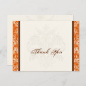 フルーアディライスダマスクオレンジありがとう注はがき ポストカード (正面/裏面)