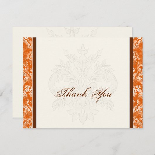 フルーアディライスダマスクオレンジありがとう注はがき ポストカード (正面/裏面)