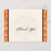 フルーアディライスダマスクオレンジありがとう注はがき ポストカード (正面)