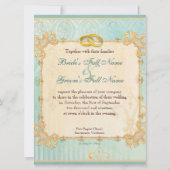 フルーアディリーズダマスク2 -結婚式招待状 招待状 (裏面)