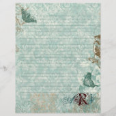 フルーアディリーズダマスク – 文具モノグラムの具 (正面)