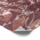 フルーアデパリエッフェルタワー30"x40"ピンク ポスター (角)