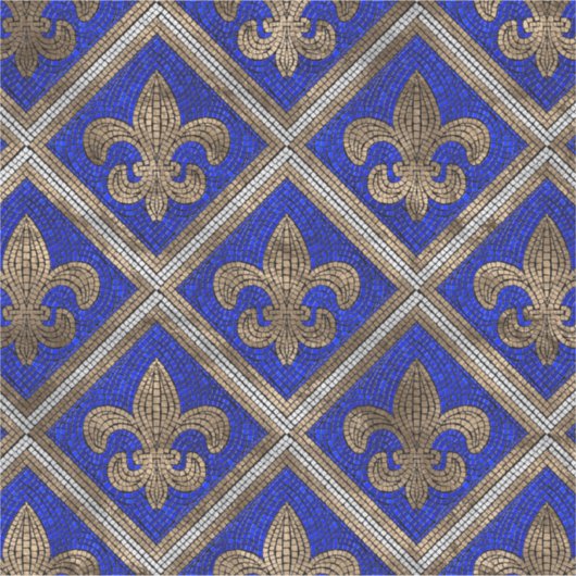 フルーアデリスのモザイクタイル模様 シール (正面)