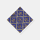 フルーアデリスのモザイクタイル模様 スタンダードカクテルナプキン (角)