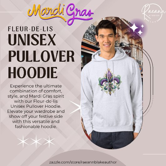 フルーアデリスユニセックスプルオーバーフード付きスウェットシャツ パーカ